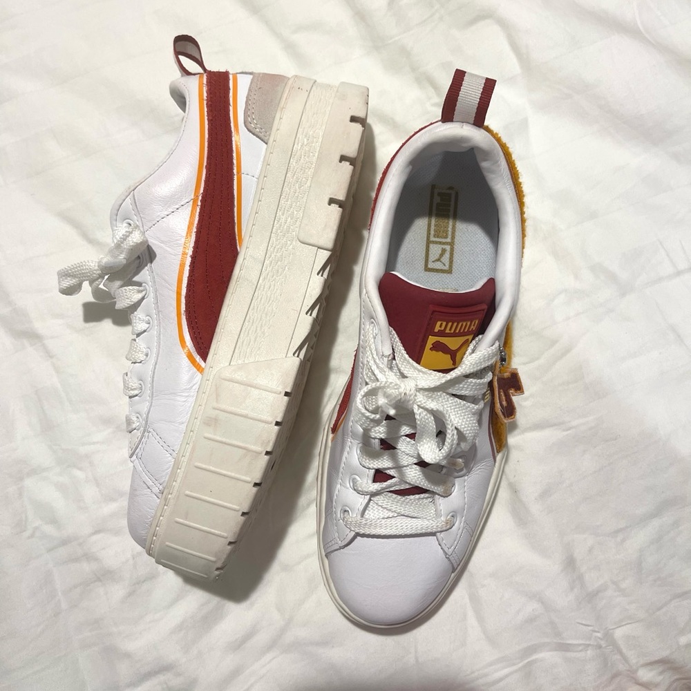 Puma Platform Leather Sneakers